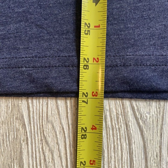 NHL Columbus Blue Jackets Logo Ringer Tee Men’s L Blue Soft Hockey CBJ NWT - Picture 9 of 9